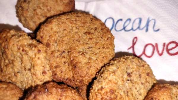 Leckere, schnelle Hafer-Cashew-Kekse