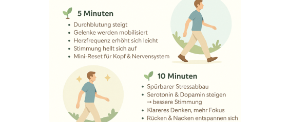 Vorteile des Gehens